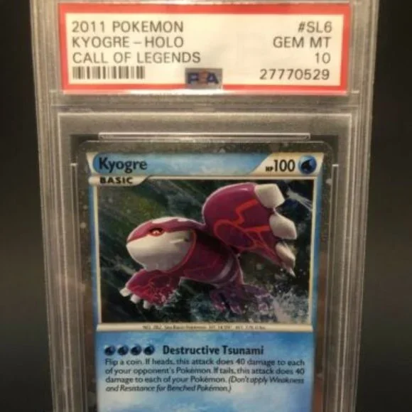 Pokemon | Toys | Psa Kyogre Call Of Legends Sl6 Holo Gem